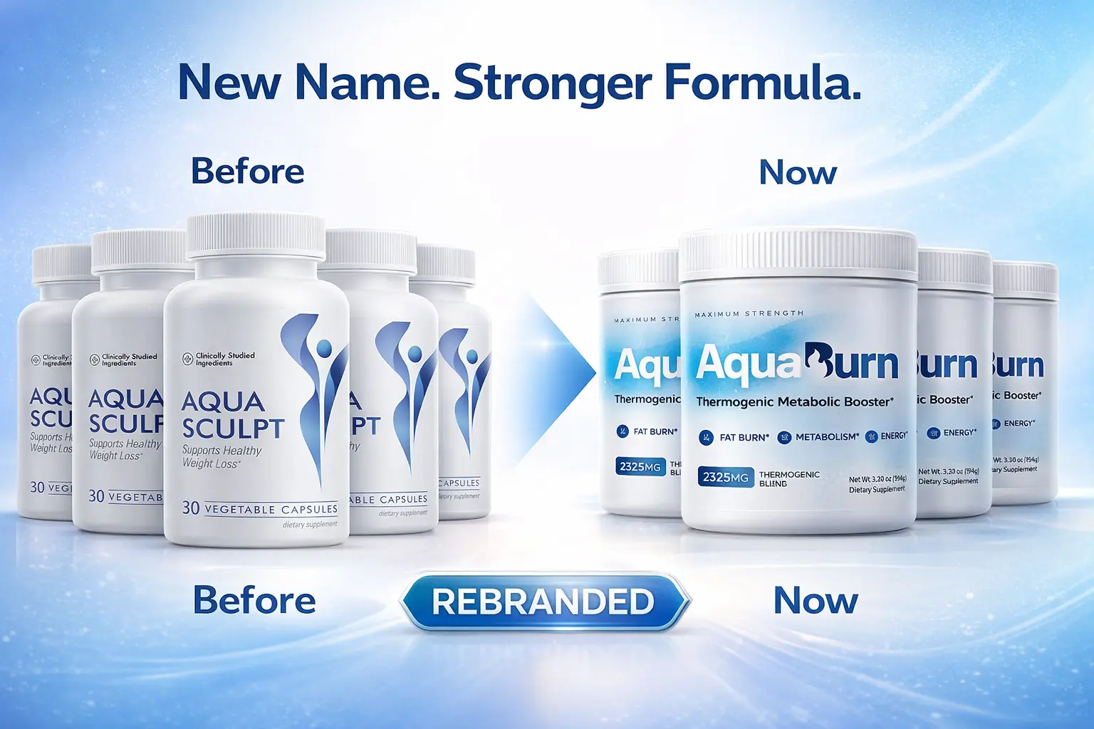 Aqua Sculpt official bottle for daily metabolic support